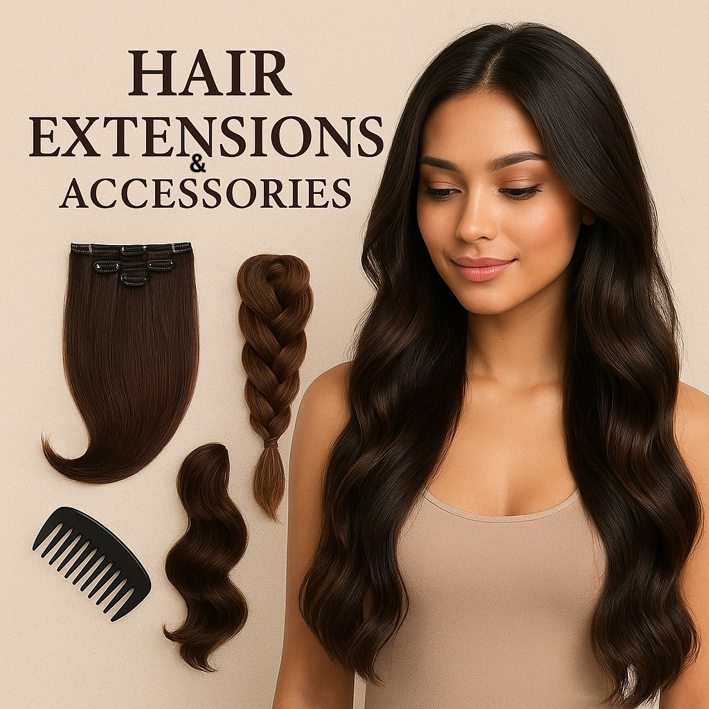 HAIR EXTENSION AND ACCESSORIES