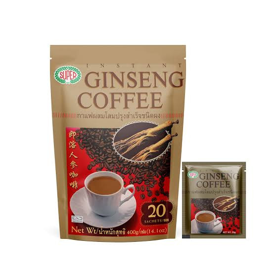 bag of Ginseng coffee tea